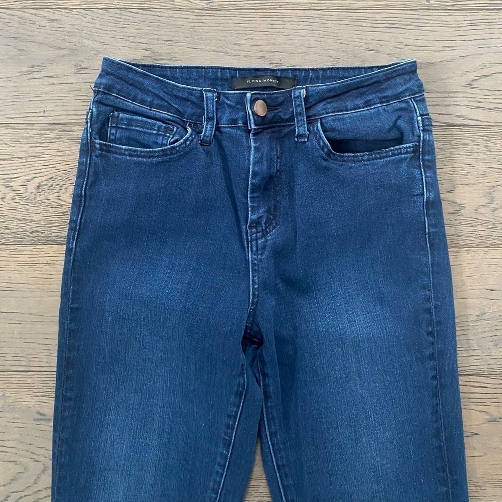 Flying Monkey High Rise Super Flare Jeans - Picture 3 of 10